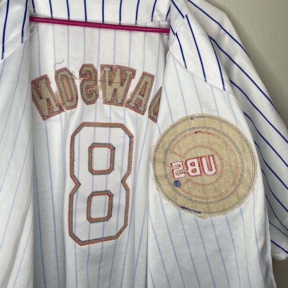 RARE VTG MLB Hall of Famer Cubs Andre Dawson Authentic Majestic Jersey size 48 - Picture 4 of 11